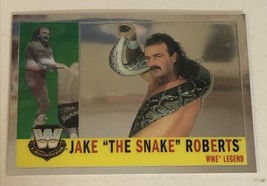 Jake The Snake Roberts WWE Heritage Chrome Topps Trading Card 2006 #79 - £1.55 GBP