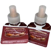 2 NEW Yankee Candle ScentPlug Refill Apple Pumpkin NWT .625fl Oz Air Fre... - $24.99
