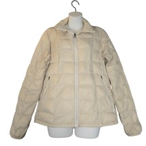 REI Co Op Womens Medium Down Puffer Jacket Cream 650 Outdoors Ski Gorpcore - $29.17