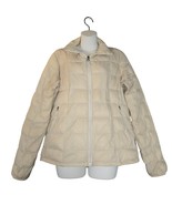 REI Co Op Womens Medium Down Puffer Jacket Cream 650 Outdoors Ski Gorpcore - $29.17