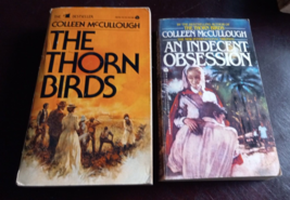 The Thorn Birds &amp; An Indecent Obsession by Colleen McCullough 2 Paperback Books - £9.34 GBP