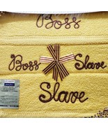 J.C. Penney Fashion Manor 4 Pcs Towel Bath Set NOS Sealed Vintage Embroi... - $135.82 CAD