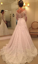 Elagant Long Sleeves Lace Wedding Dresses Bridal Dress - £213.33 GBP