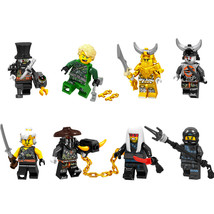 8Pcs Ninjago Minifigure Nya Lloyd Master of The Golden Dragon Muzzle Mini Blocks - €16,85 EUR