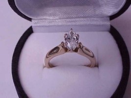 GIA  Certified!14k Yellow Gold .80ct Diamond (E Color!! ) Ring - $4,040.10
