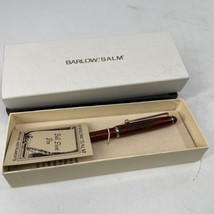 Vintage Barlow/Salm Ballpoint Pen Wood Peterbuilt Box Case Excellent  - £22.67 GBP