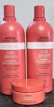 Aveda Nutriplenish Deep Moisture Shampoo and Conditioner 33.8oz+Masque 6... - £123.55 GBP