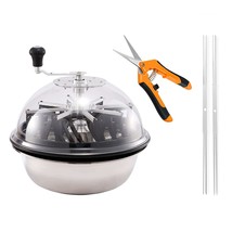 iPower 19-inch Leaf Bowl Trimmer Machine with Upgraded Sharp Stainless-Steel Bla - £205.29 GBP