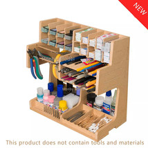 Model Tools Storage Rack Storage Box Wooden Box Hobby Making DIY Dspiae ... - £29.35 GBP+