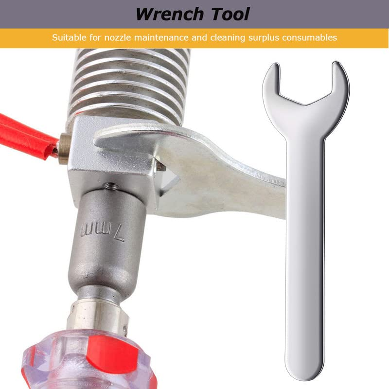 3D Printer Nozzle Change Tool for MK8 MK10 UM2 E3D, 7-In-1 Tool Kit with Copper  Item image 2