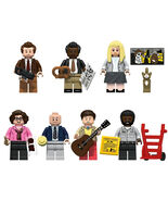 7Pcs The Office Minifigures Toby Flenderson Stanley Hudson Mini Block Fi... - €19,61 EUR