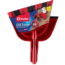 Red Sweep Broom with Patented Dustpan - Perfect for Pet Owners &amp; Easy Cl... - $32.62