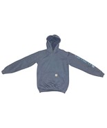 Men’s Carhartt Original Fit Midweight Logo Sleeve Graphic Hoodie Sz Smal... - $19.60