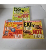 2 Eat This Not That! &amp; Cook This Not That! Book Lot Of 3 - $2.95
