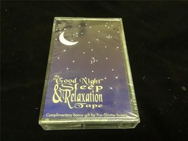 Cassette Tape Good Night Sleep &amp; Relaxation Tape Voice and Music  SEALED - $10.00