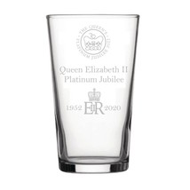 Chichi Gifts Dartington Crystal Queen Elizabeth II Platinum Jubilee 70 Years Pin - £14.42 GBP+