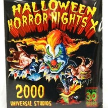 HHN 10 Halloween Horror Nights Universal Studios Jack The Clown Poster 2... - £25.50 GBP
