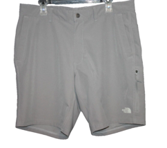 The North Face Size 38 Mens Gray Drawstring &amp; Button Fit Flash Dry Hiking Shorts - £17.98 GBP