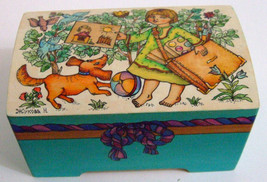 Hand Painted Wooden Box &quot;Child &amp; She Art&quot; by Dimitry Zhukov Signed-
show... - $1,799.62 MXN