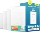 Meross Smart Light Switch Needs Neutral Wire, Single Pole Wifi Wall Switch, - £48.15 GBP