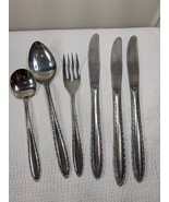 Vintage Continental Stainless CSS1 3 dinner knives, sugar spoon, fork an... - $25.76 CAD