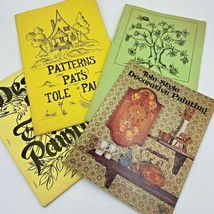 Designs for Tole Painting 4 Book Lot Patterns from Pat&#39;s Palace Vol 1 2 BK14 - £10.18 GBP