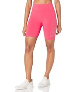 MSRP $50 Dkny Womens Sport High Waist Rhinestone Logo Bike Short Size XS - £17.44 GBP