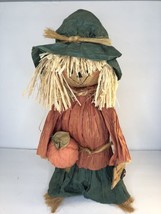 Handmade Paper Scarecrow Harvest Table Top Decor Autumn Fall 19&quot; Happy Fall Yall - £15.61 GBP