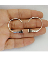 Moroccan Tuareg Earring Silver And Ebony Jewelry Vintage Berber Handmade... - $1,036.70 MXN