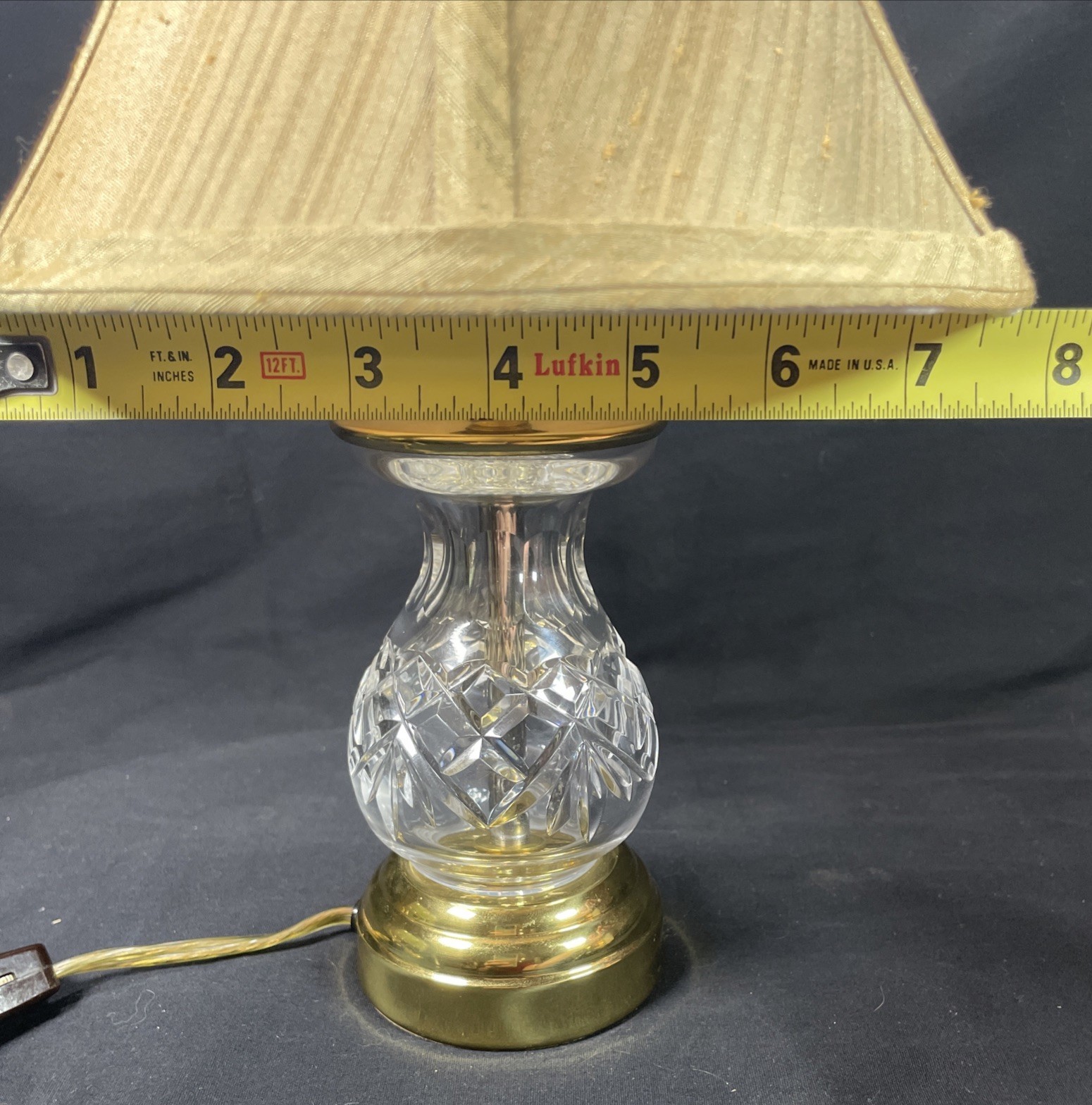 Vintage Electric Table Boudoir Lamp 13” Tall w/ Shade Item image 6