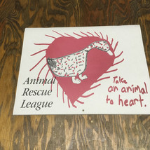 1995 animal rescue league of western Pa take an animal to heart calendar - $375.38 MXN