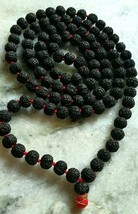 Rudraksha Mala 8mm Beads- 108+1 Beads Japa / Mala 100% Natural RELIGIOUS - £16.40 GBP