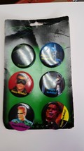Set of 6 Batman Forever Pinback Buttons DC Comics 1995 Happy Birthday - $19.79