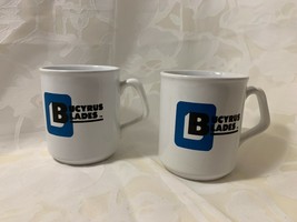 2 Bucyrus Blades Advertising Coffee Cocoa Cups Mugs TAMS Made in England - $6.58