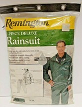 Remington 2-Piece Deluxe Rainsuit XXL Green Waterproof NOS Fishing Outside Work - £37.36 GBP
