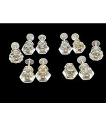 Lot of 10 Antique Clear Glass Cabinet Drawer Pull Knobs With Issues  - $39.59