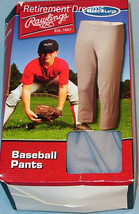 RAWLINGS NEW Youth Baseball Pants Gray XL Sports Stretch Little League Team - $9.00