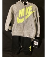 Nike Infant Boy&#39;s 3-Piece Set - Coat Sweatpants &amp; Bodysuit - Size: 9 Mon... - £37.90 GBP