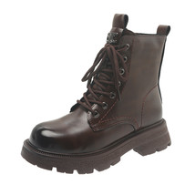 Women Shoes Martens Boots Autumn and Winter New Style Short Boots British Style  - £120.64 GBP