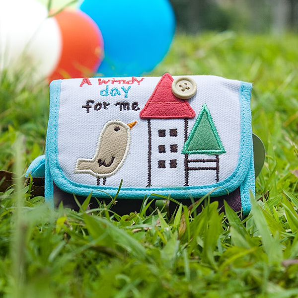 [A Windy Day] Trifold Wallet Purse (4.7*3.1)