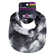 Scunci Visor Everyday &amp; Active Ultra Comfy Super Stretch Cap Gray And White - $8.69