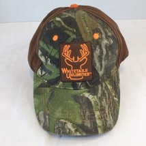 Whitetails Unlimited Camouflage Deer Hunter Baseball Cap Paramount Outdoors Hat - £7.04 GBP