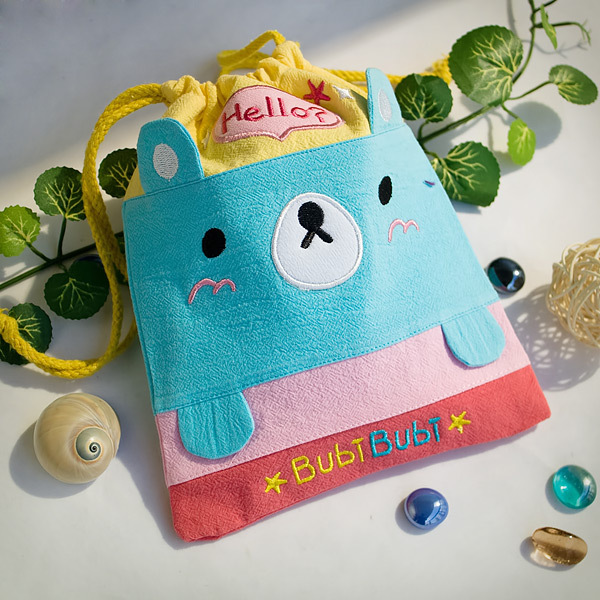 [Bubi Bear] Draw String Bag (6.7*8.5)