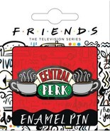 Friends TV Series Central Perk Logo Thick Metal Enamel Pin NEW CARDED - £6.28 GBP