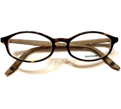 Designer Original Ralph Lauren 611 plastic tortoise eyeglasses Vintage - £71.21 GBP