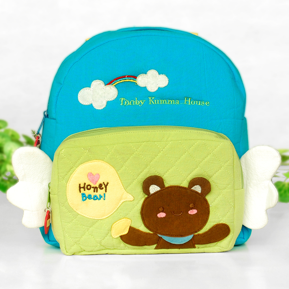 [Honey Bear] Kids School Backpack Outdoor Backpack (8.7*9*2.8)