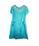 Secret Treasures Grandma Nightgown House Dress  ~ Sz S ~ Blue ~ Knee Len... - £12.93 GBP