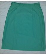 1978 US ARMY RARE MINT GREEN AG-388 WOMENS SUMMER WARP SKIRT 14R - $7,129.34 MXN
