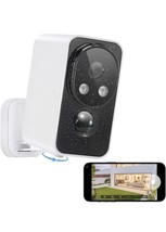 Wireless Pan View Camera 2-Way Talk, Night Vision, 2K, Live View, Waterp... - $39.59