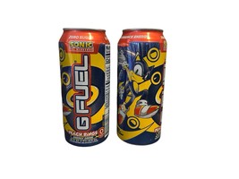 G Fuel Limited Edition. Sonic the Hedgehog Peach Rings 16 fl oz, 2 Pack - $22.76